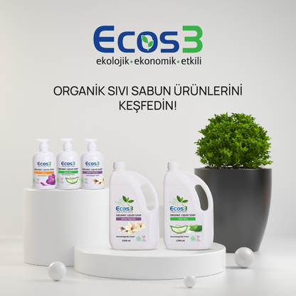 Sertifikalı Organik Sıvı Sabun - Aloe Vera - 500 ml