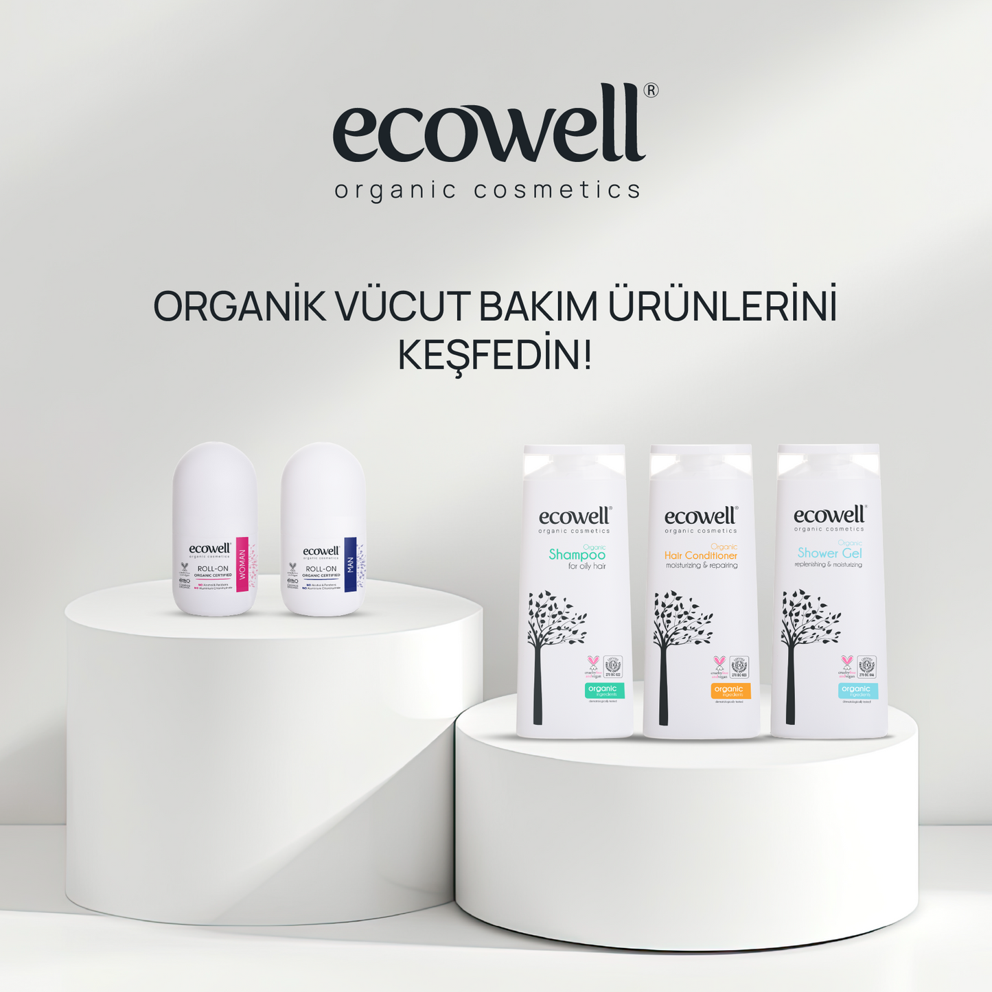 Sertifikalı Organik Duş Jeli - 300 ml