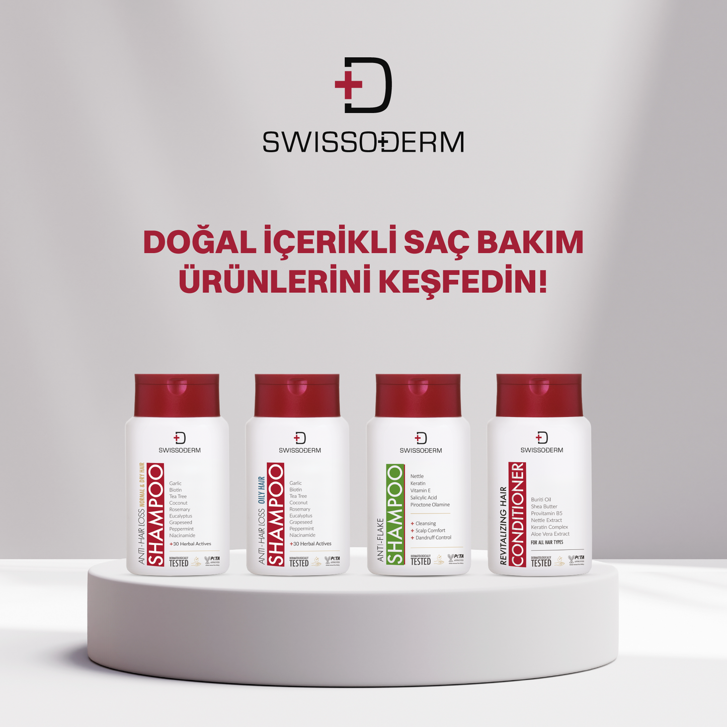 Doğal İçerikli Kepek Karşıtı Şampuan - 300 ml