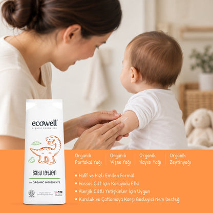 Organik İçerikli Bebek Losyonu - 300 ml