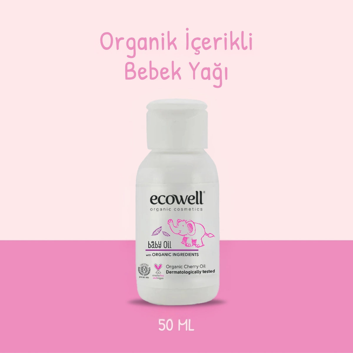Organik İçerikli Bebek Yağı - 50 ml