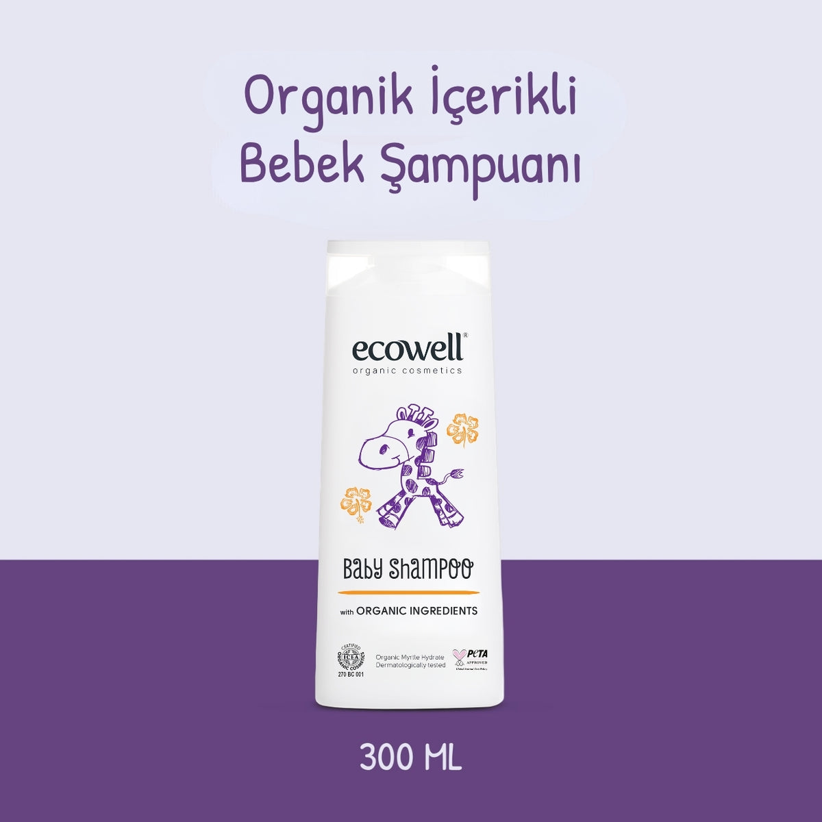 Organik İçerikli Bebek Şampuanı - 300 ml