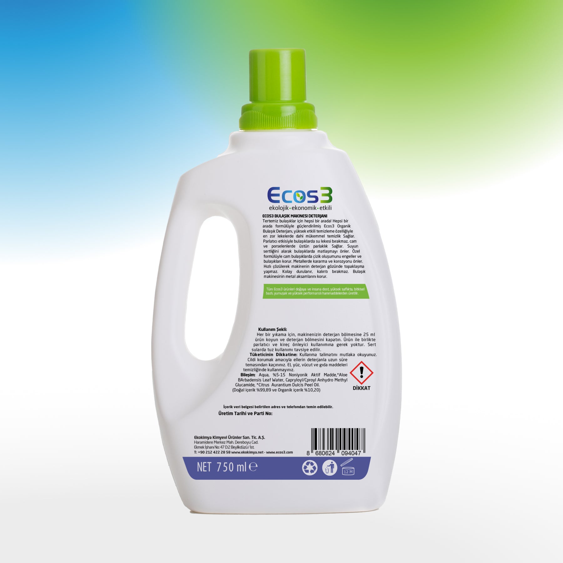 Bulaşık Makinesi Deterjanı - 750 ml