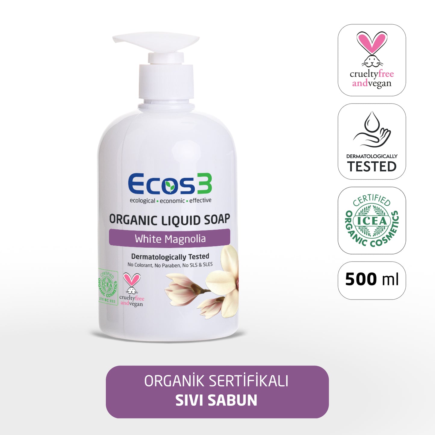 Sıvı Sabun - Beyaz Manolya - 500 ml