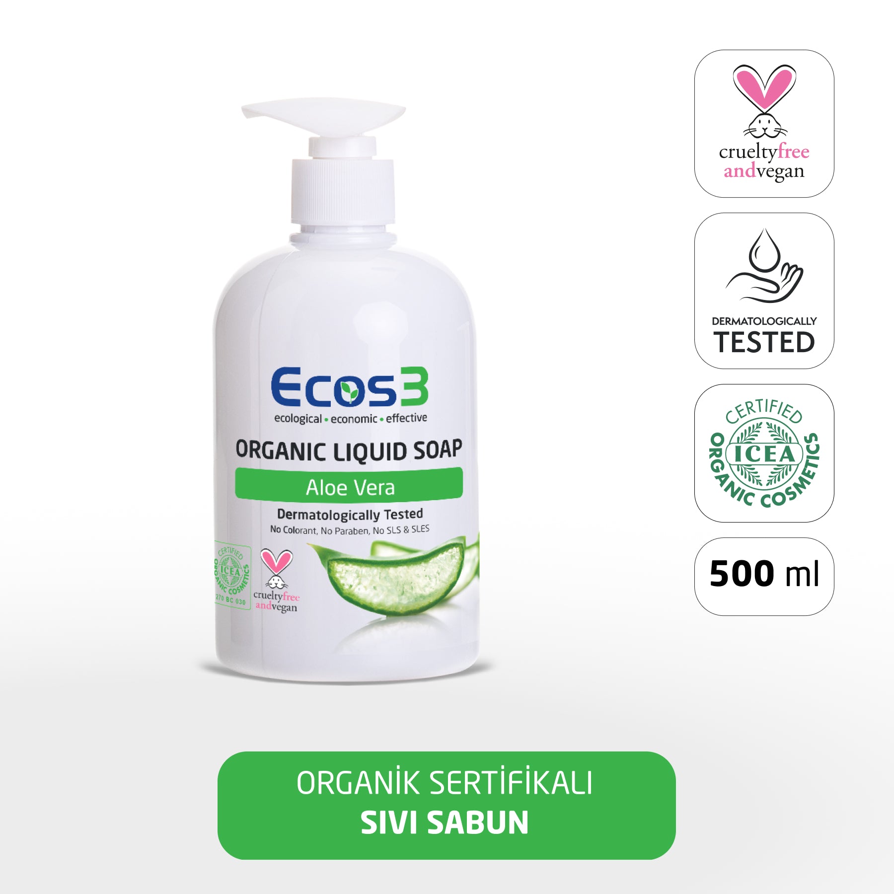 Sıvı Sabun - Aloe Vera - 500 ml