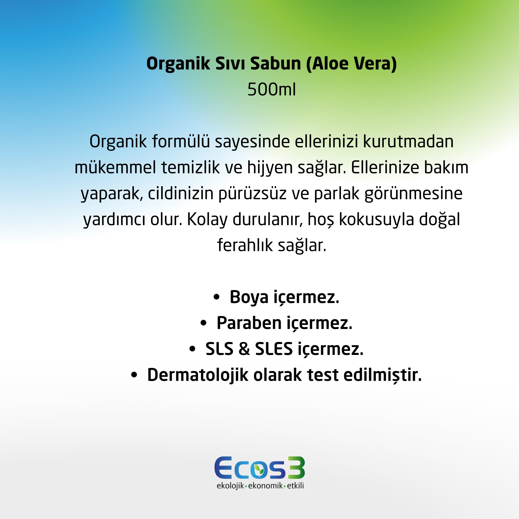 Sıvı Sabun - Aloe Vera - 500 ml
