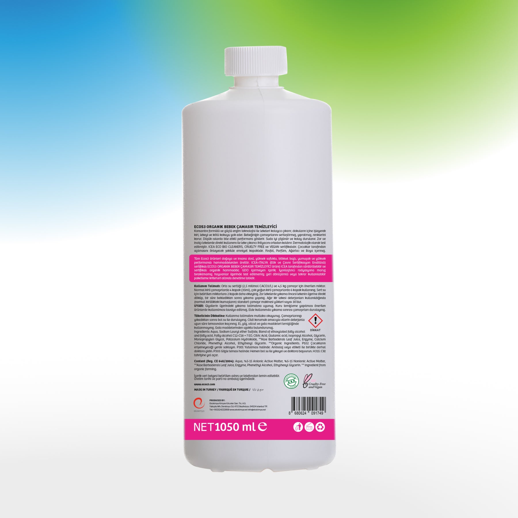 Bebek Çamaşır Temizleyici - 1050 ml