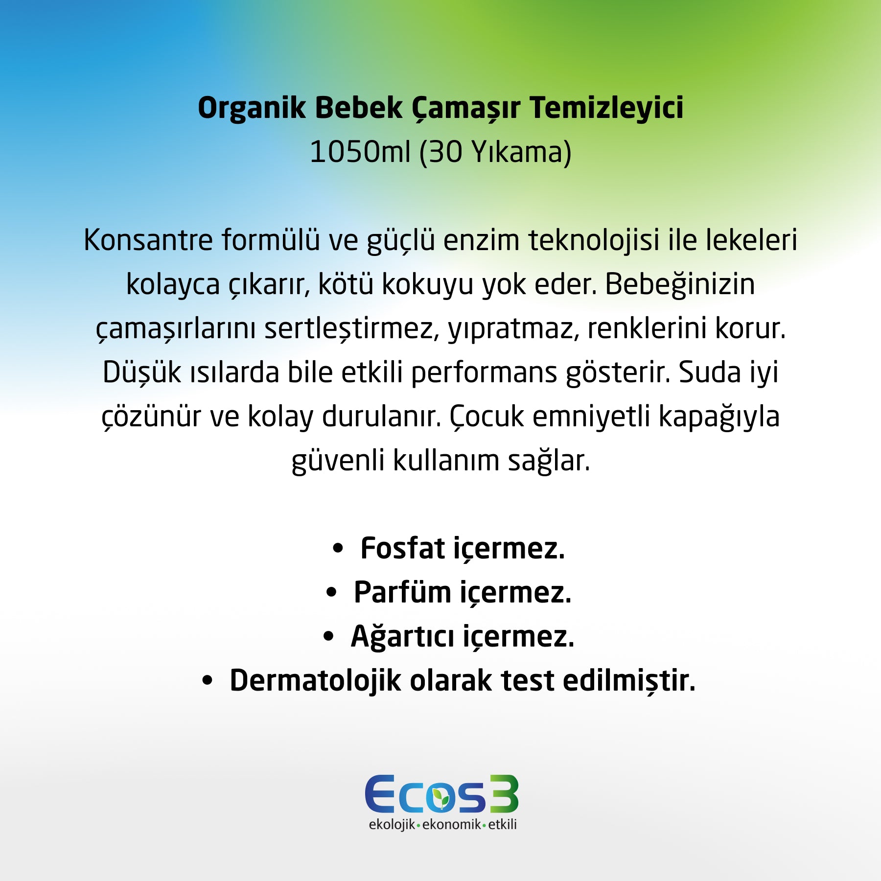 Bebek Çamaşır Temizleyici - 1050 ml