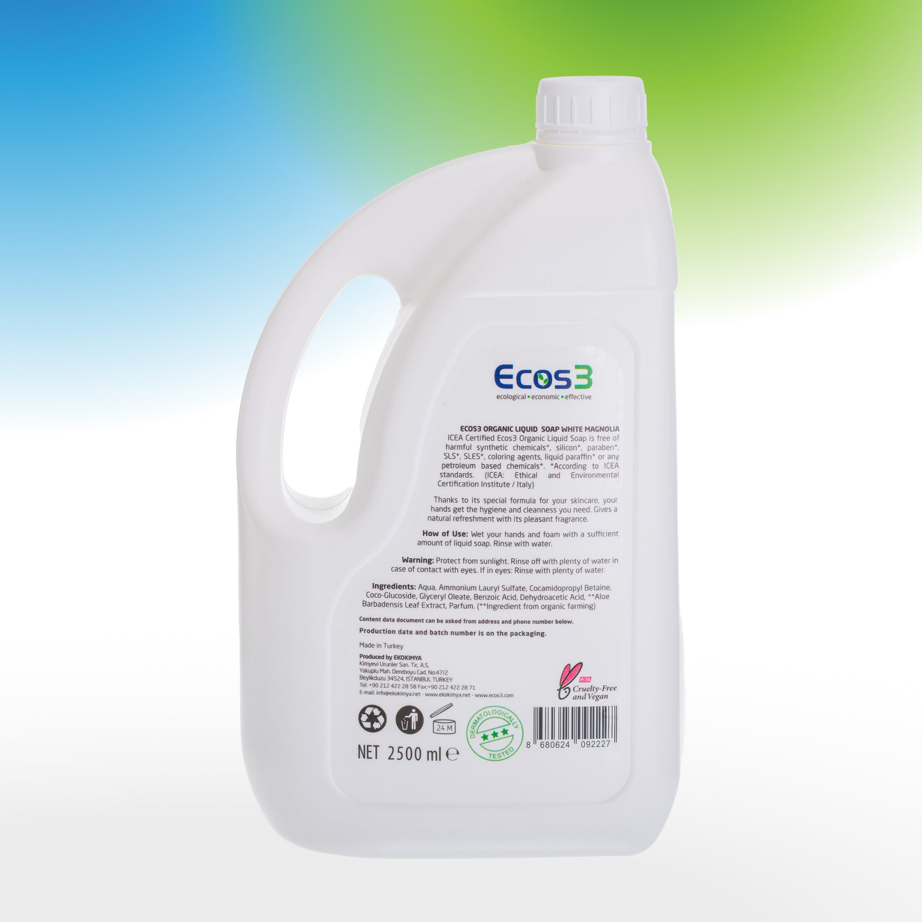 Sıvı Sabun - Beyaz Manolya - 2.5 lt