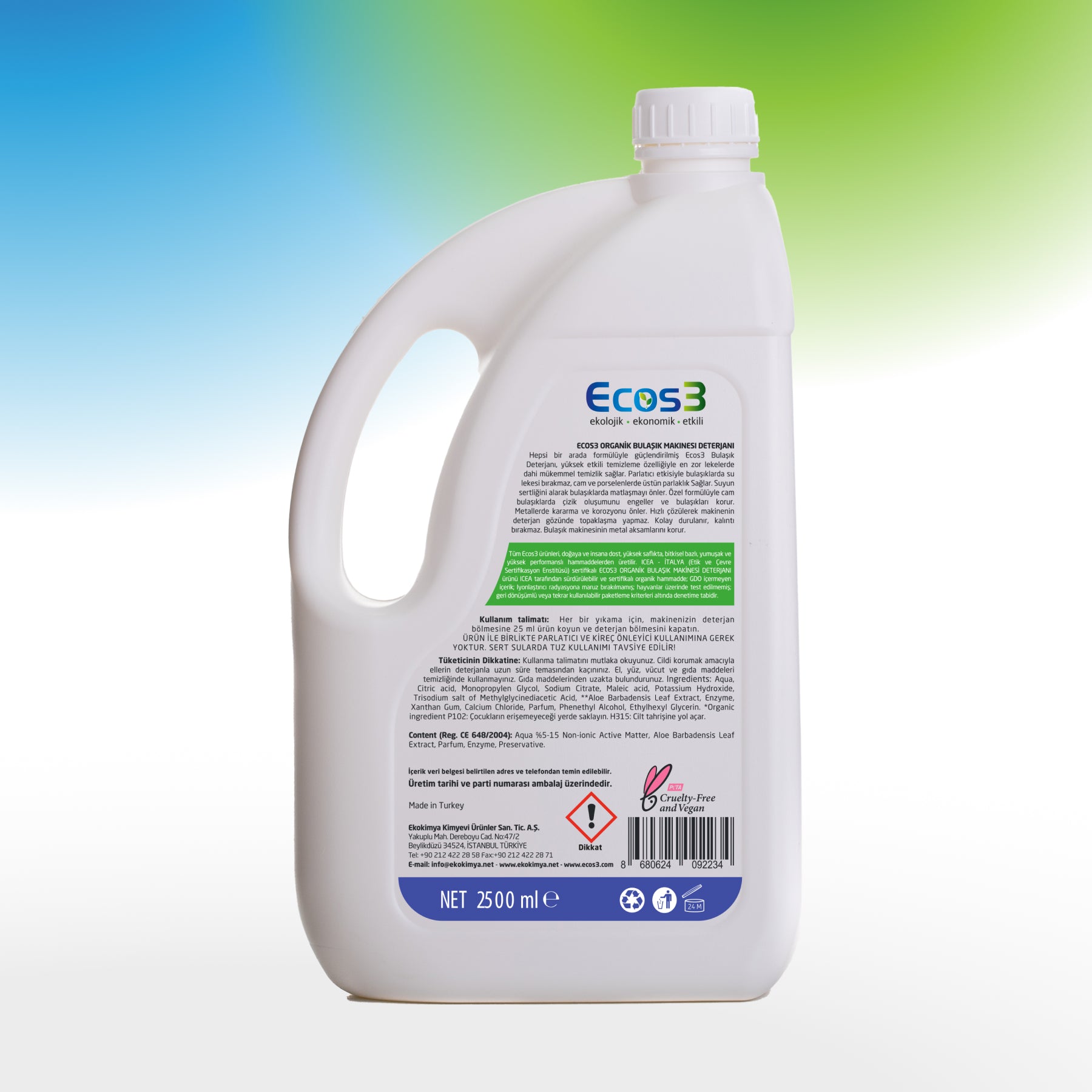 Bulaşık Makinesi Deterjanı - 2.5 lt