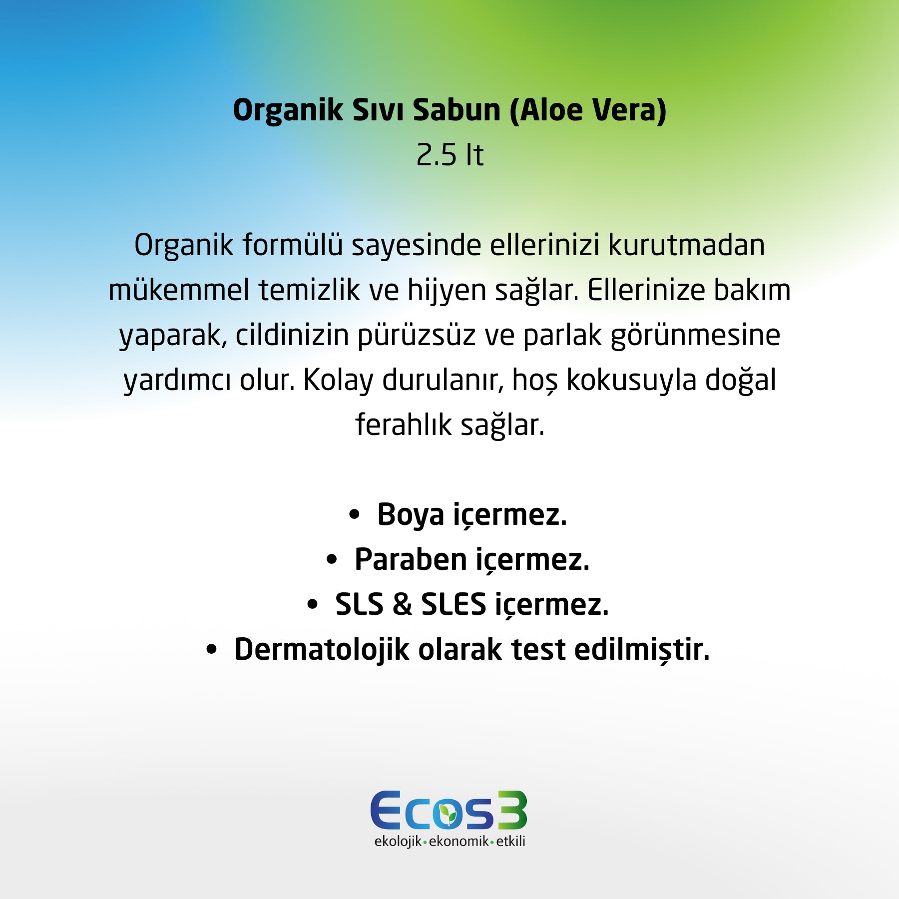 Sıvı Sabun - Aloe Vera - 2.5 lt