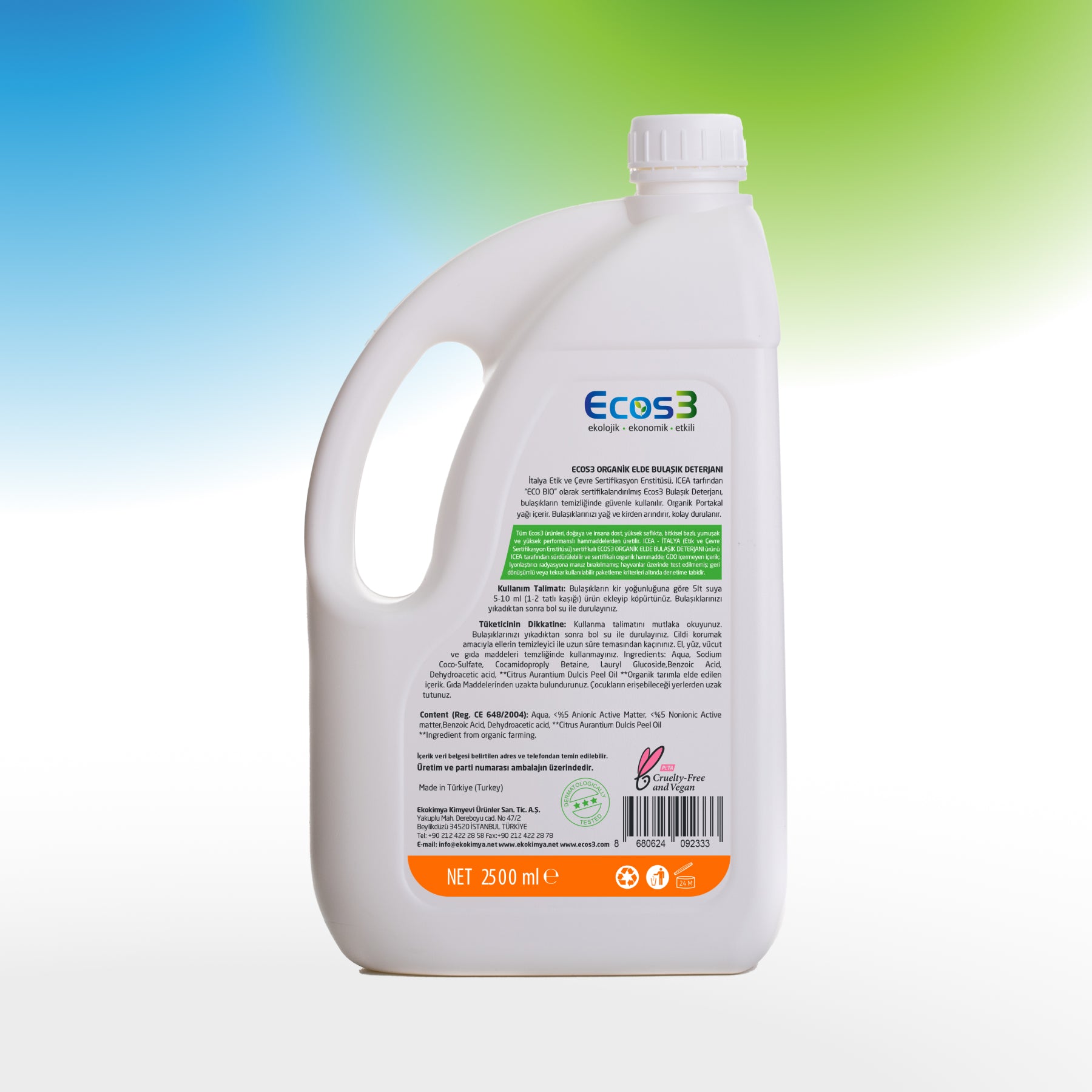 Elde Bulaşık Deterjanı - 2.5 lt