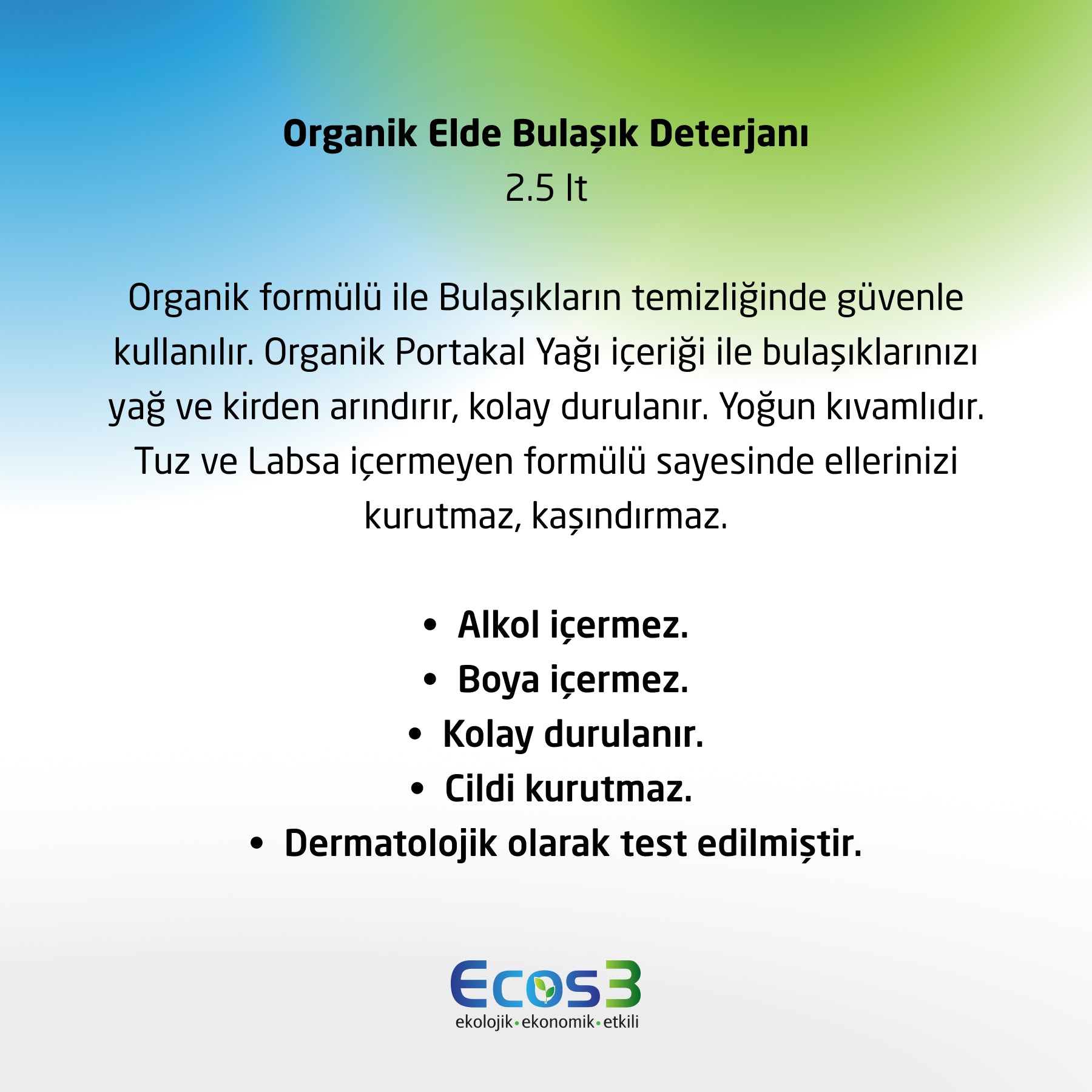 Elde Bulaşık Deterjanı - 2.5 lt