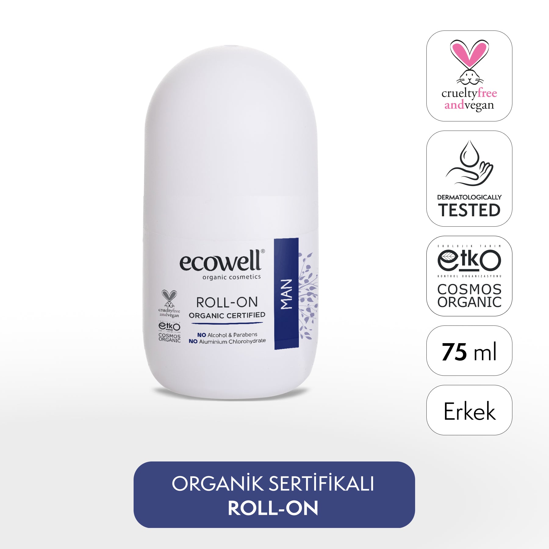 Erkek Deodorant Roll-on - 75 ml