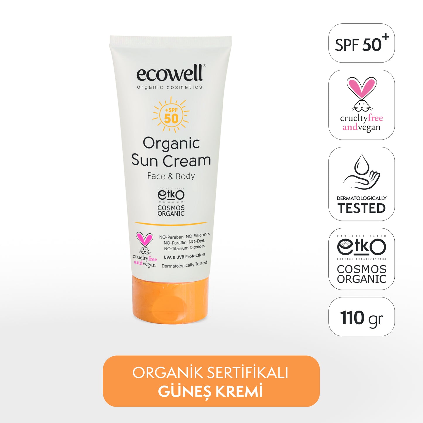 Güneş Kremi SPF 50 - 110 gr