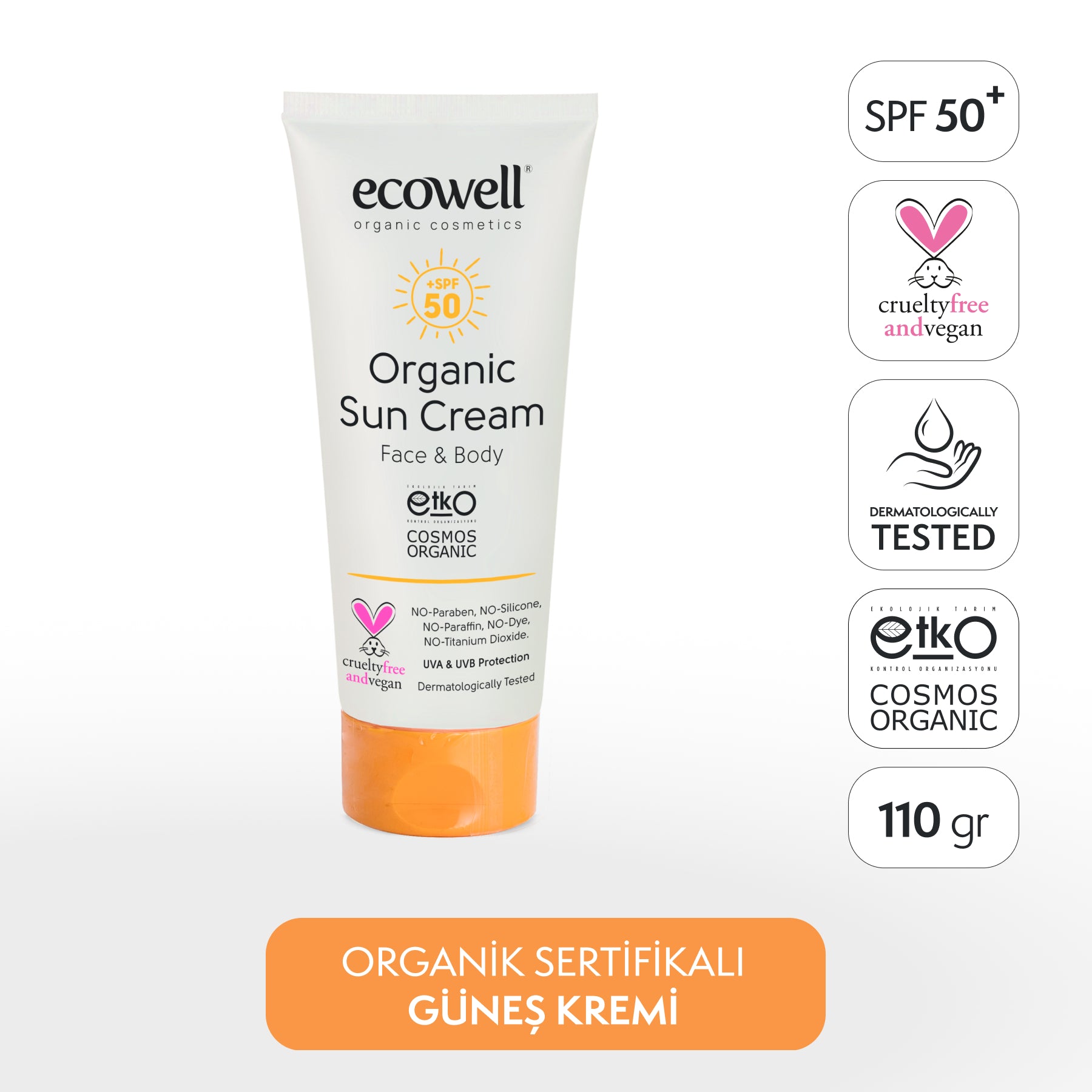 Güneş Kremi SPF 50 - 110 gr