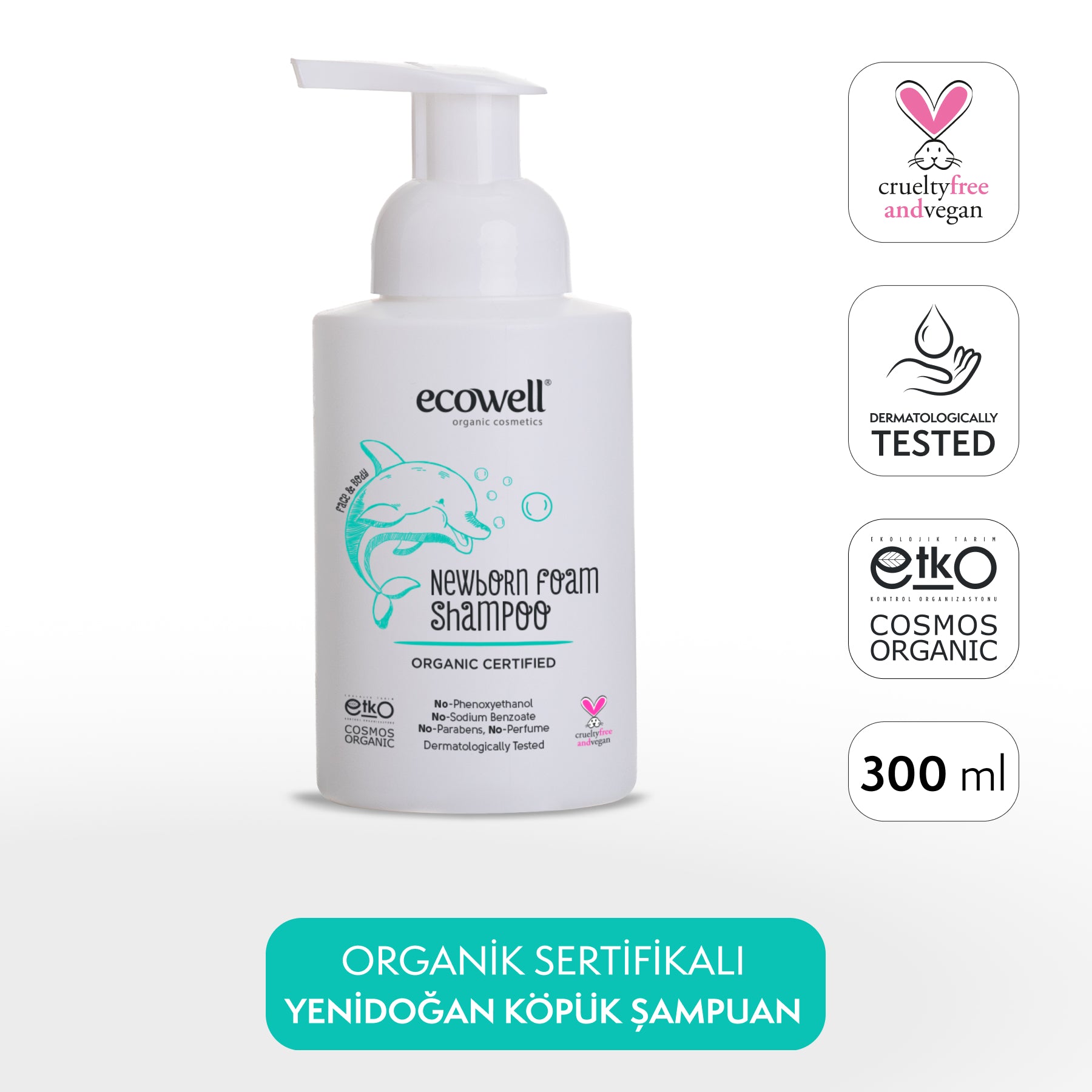 Yenidoğan Köpük Şampuan - 300 ml