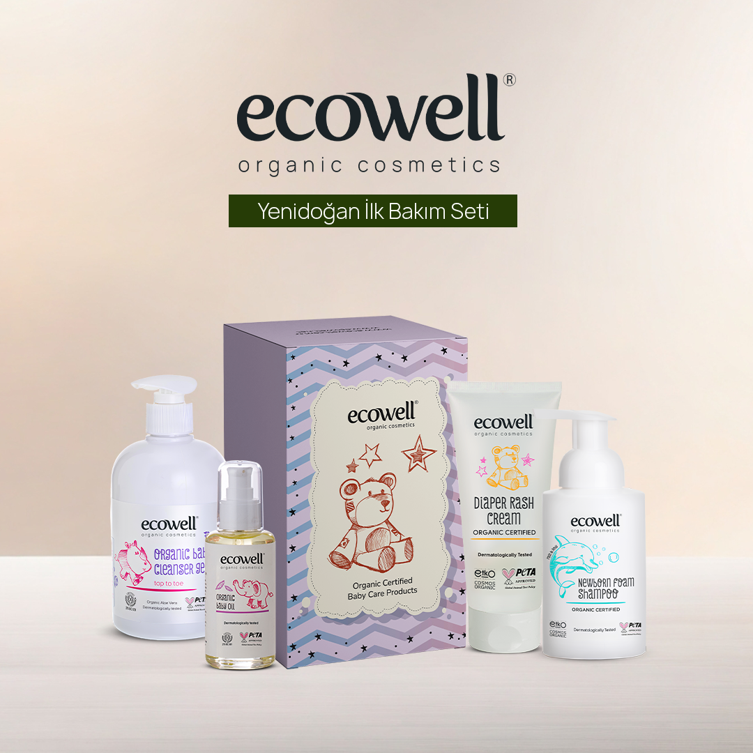 Sertifikalı Organik Ecowell Yenidoğan İlk Bakım Seti