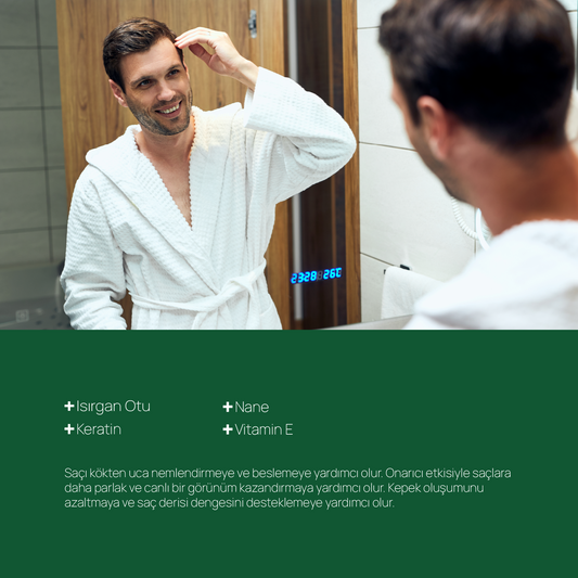 Doğal İçerikli Kepek Karşıtı Şampuan - 300 ml