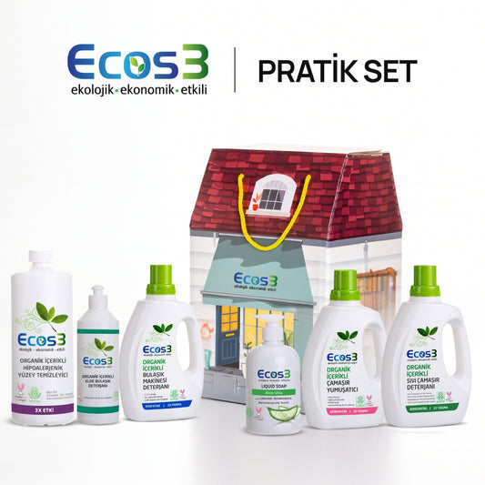 Ecos3 Organik İçerikli Pratik Set